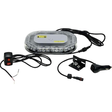 Aftermarket KM LED 9.5in. Multi-Function Amber Warning Light Bar 2962-KM